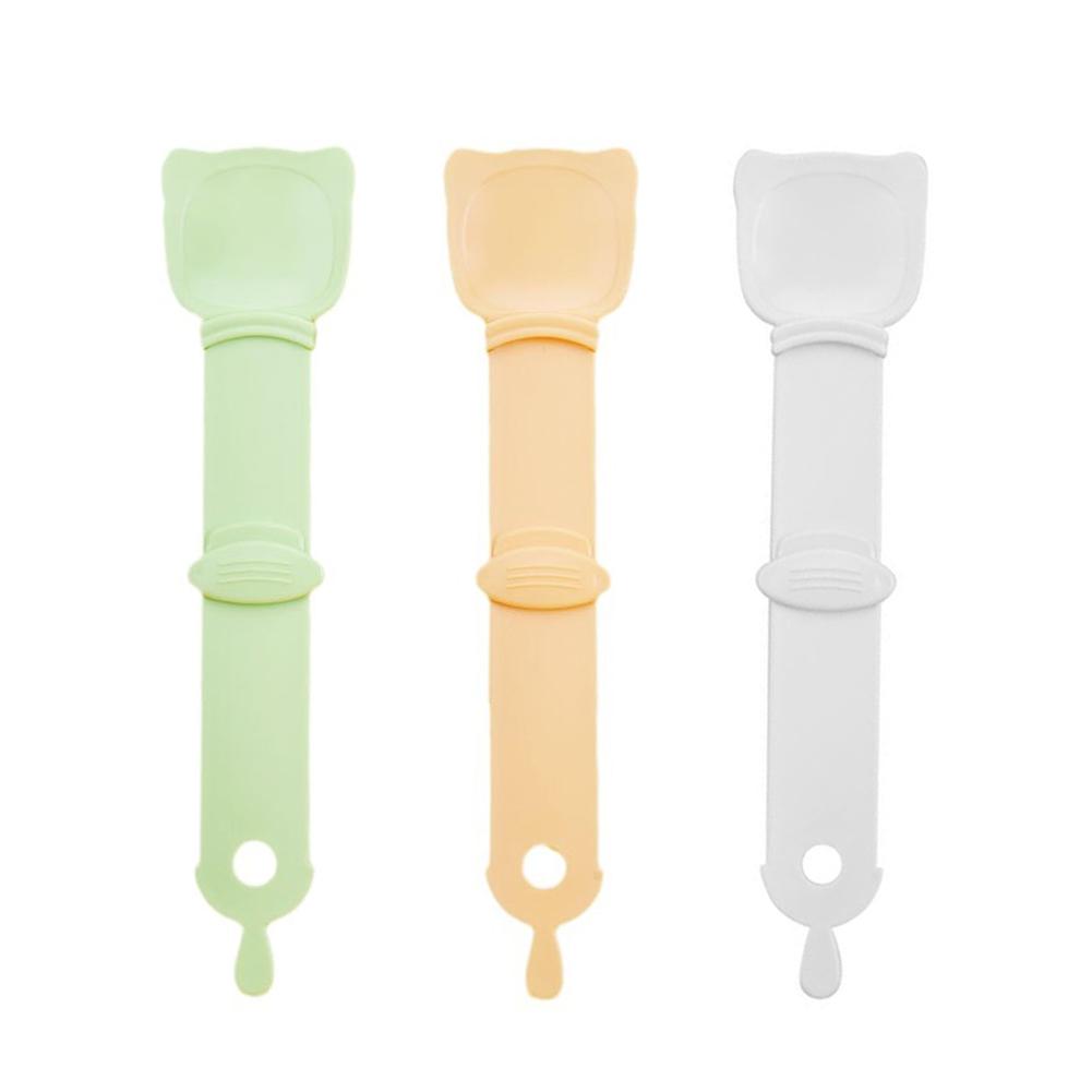 Katzenstreifen-Fütterungslöffel für nasse, halbflüssige Lebensmittel Katzenstreifen-Quetschlöffel Futterzubehör für Haustier-Snacks