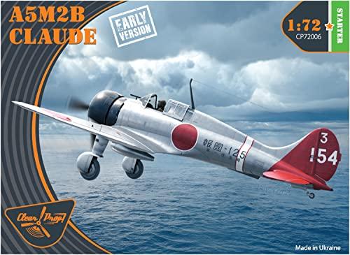 Clear Prop 1/72 Scale Japanese Navy Type 96 Model 2 Carrier Fighter Early Model Starter Kit Plastic Model CPU72006 Molded in Color