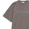 Balenciaga Opotřebované tričko s grafikou 'Taupe' 651795TKVB80718