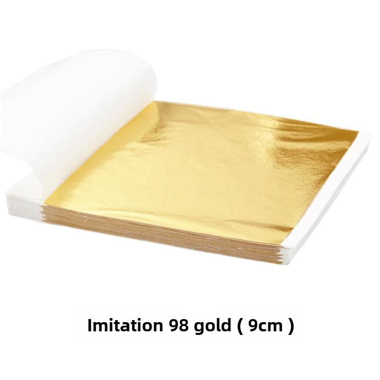Taiwan Gold 9 Cm Gold Line Nail Art Stickers, 100-Piece Gold Foil Decoration
