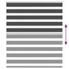 Black Zebra Roller Blind 135X100 Cm Fabric Width Polyester