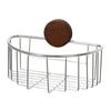 Wall Mounted Suction Cup Storage Rack Hollow-out Punch Free Bathroom Organizer Shelf Reusable Detachable Tissue Holder
