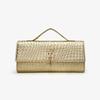 Fashionable Casual Bag Simple Soft Leather Woven Exquisite Bag Ladies' Clutch Bag