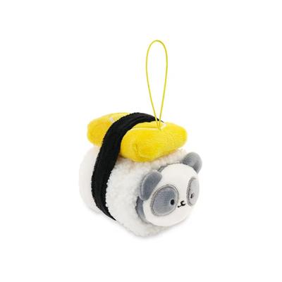 IRISRAIN ANIROLLZ Plush Toy Strap, Japanese Food Series, Egg Panda, 7.5 X 7.5 X 9 Cm (ANI-PD-PK9)