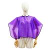 Hair Dyeing Cape Hair Cutting Collar For Home Salon Use Soft Hook And Loop Fabric Stays In Place