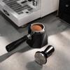 Spiral Pattern Coffee Tamper Base Black Coffee Portafilter Station Coffee Tamper Holder  Cafe