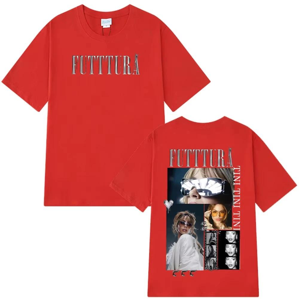 Tini Stoessel Futtura Album Tour 2026 Graphic TShirt Unisex Fashion Summer Cotton Trendy Casual Women And Men Tshirts