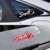 Colorful Smiley Face Sticker for Car or Electric Vehicle Decoration