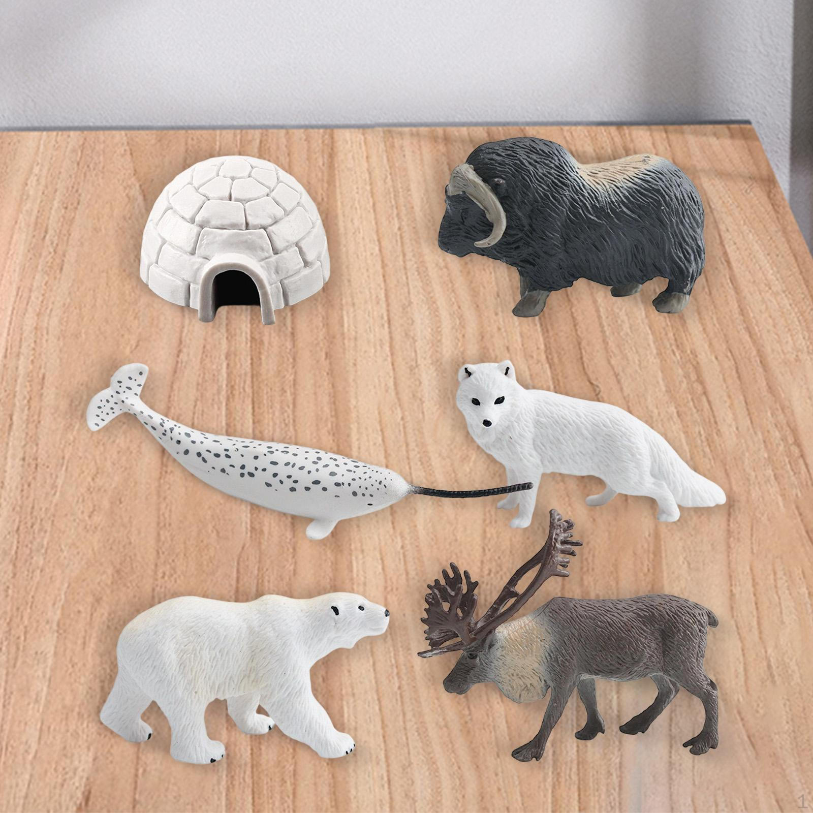 

6x Simulation Animal Model Toy for Stocking Stuffer Festival Gifts Ornament