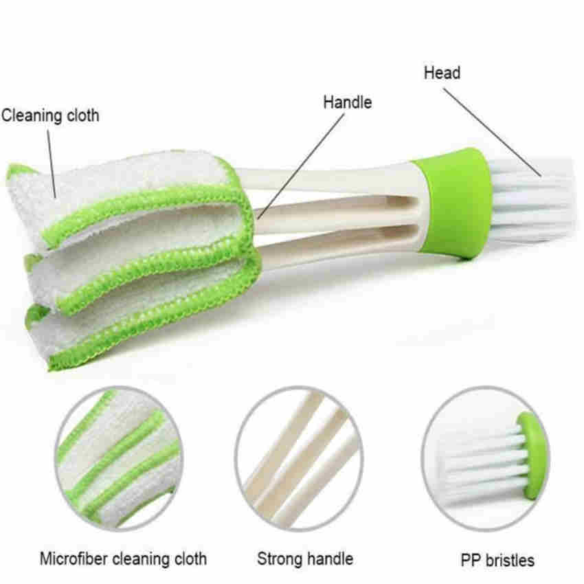 Escova de limpeza de ventilação de carro multiuso, escova para limpeza de interior de carro, escova para fendas domésticas