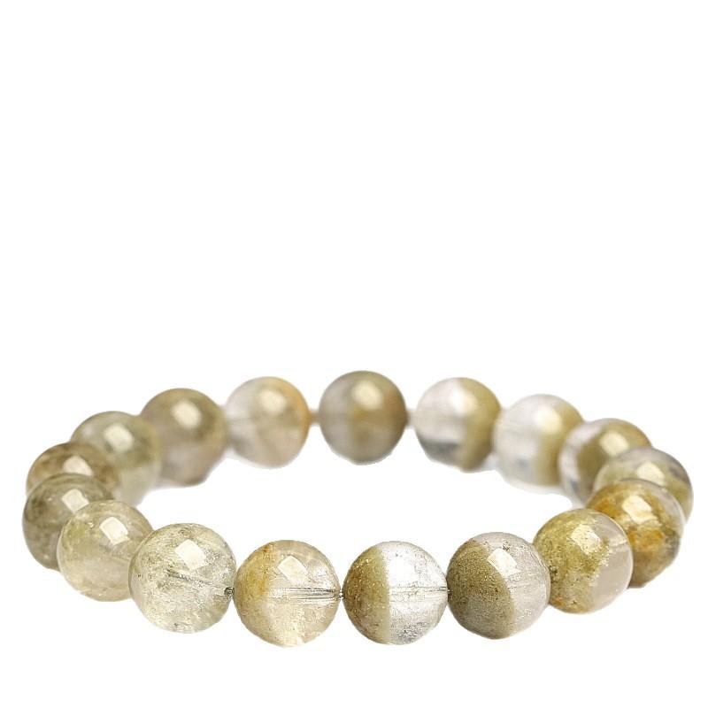 Hongchu Crystal Natural Matcha Green Phantom Gemstone Treasure Bowl Bracelet  Monet's Garden Half-Pot Ghost Bracelet