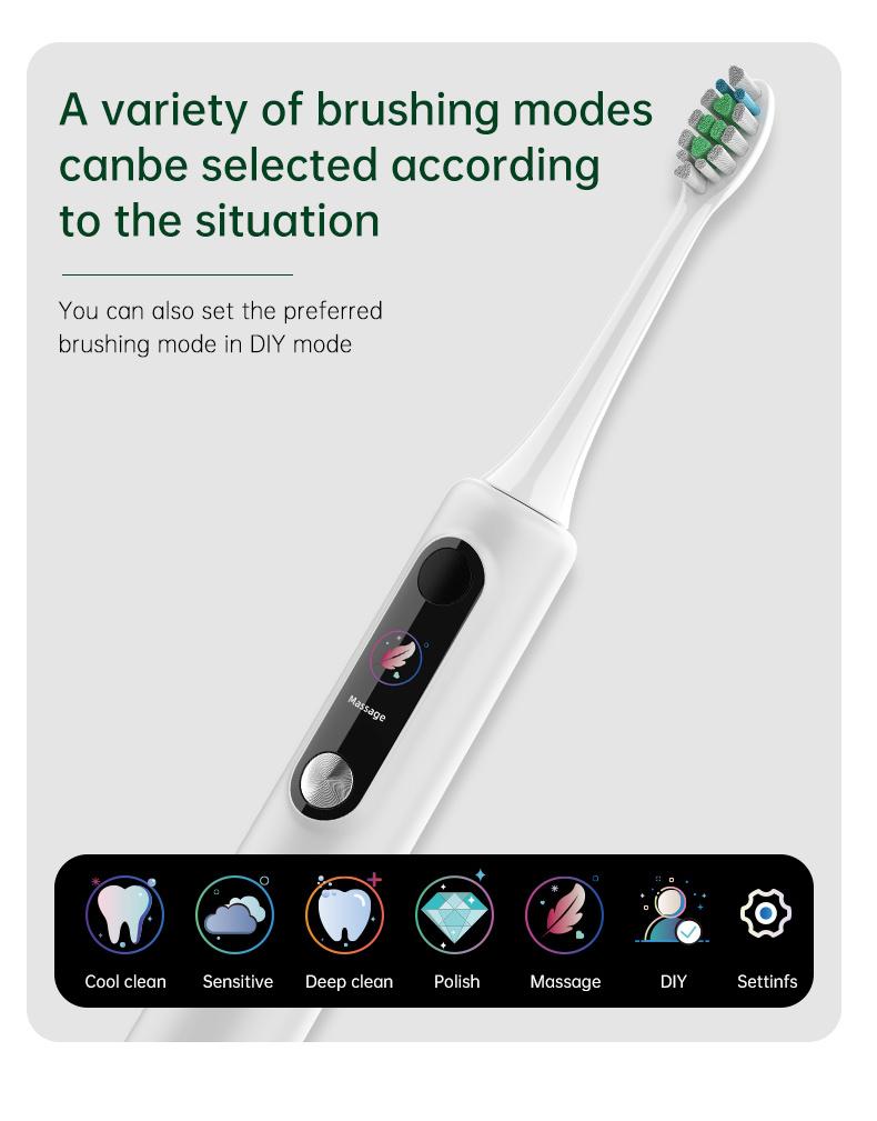Baolijie SN-P1 Soft Eco Friendly Soft Bristle Sonic Toothbrush Adult De  Dientes Electronic Brosse Electric Toothbrush