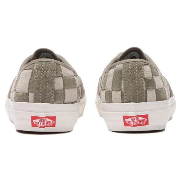 Vans Authentic 44 DX Woven Check - Brown Khaki Unisex Sneakers VN0A4BVYBKL
