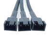 4-Pin PWM Temperature Control Cooling Fan Splitter Cable for Motherboard