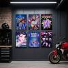 Diamond Painting Family Full Crystal Resin Diamond Dot Arts K-pop Anime Characters Drill Embroidery Set Mosaic Painting Kits