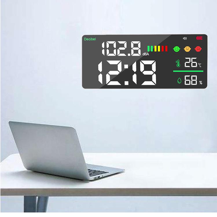 Wall-Mounted HD Sound Meter with Large Digital Display