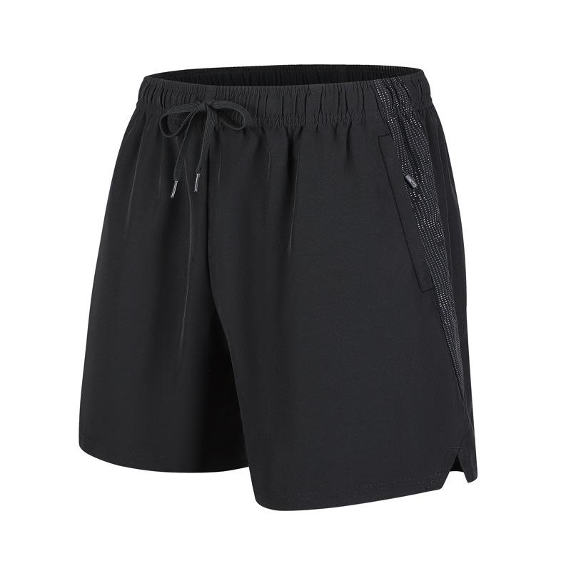 Men s Breathable Quick-Dry Basketball Shorts - Elastic Ice Silk with Pockets 2XL