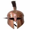 Halloween Medieval Athenian Greek Spartan Corinthian Helmet Black Plume