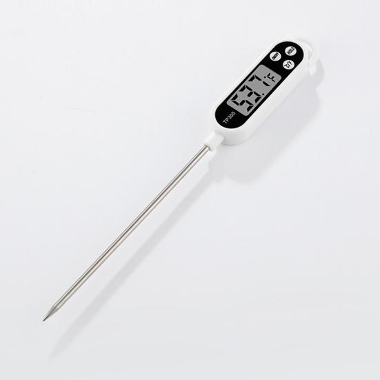 Temperature Detector 304 Stainless Steel Probe Fast Accurate Food Thermometer Digital Display Dual Celsius