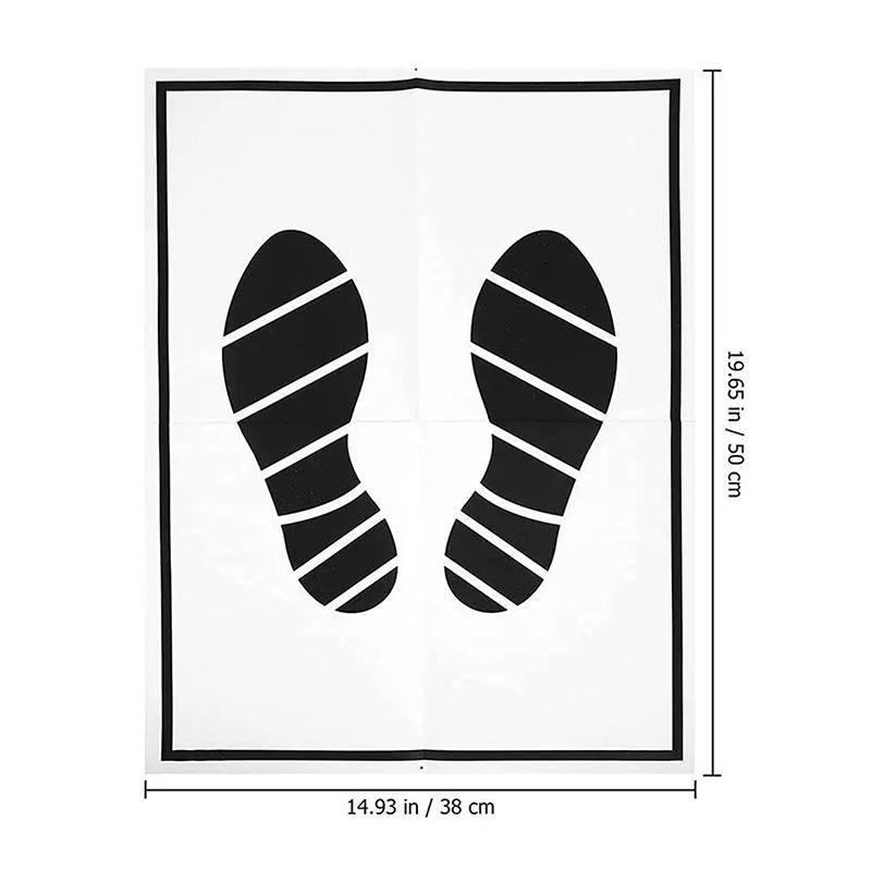 10/25 ks Jednorázové papírové podložky pod nohy Přenosné podložky pod nohy do vozidla Skládací podlahové rohože Podložka pod nohy do auta Příslušenství do interiéru auta