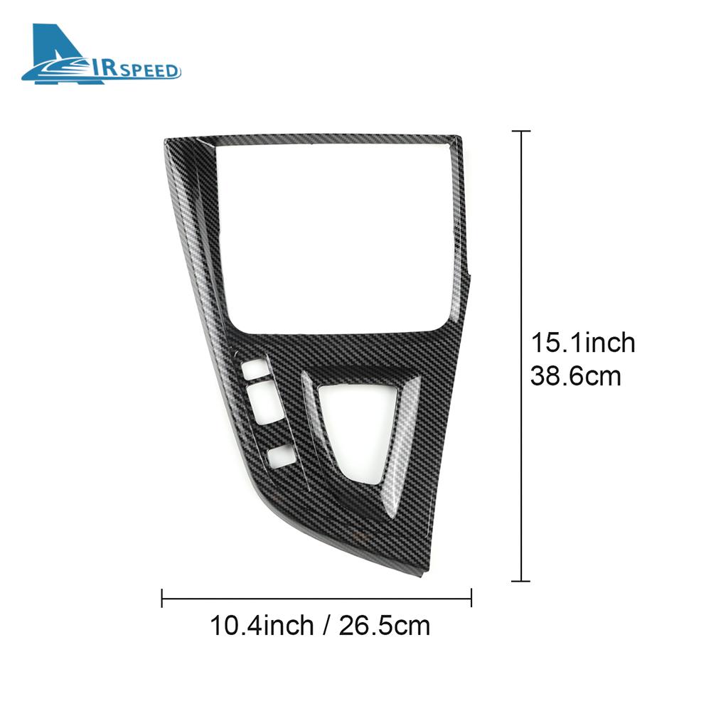 Carbon Fiber Style Gear Shift Collar for compatible vehicle interior
