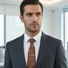 Men Tie Formal Striped Spotted Print Groom Wedding Tie Business Wear Clear Pattern Pointed Office Banquets Necktie