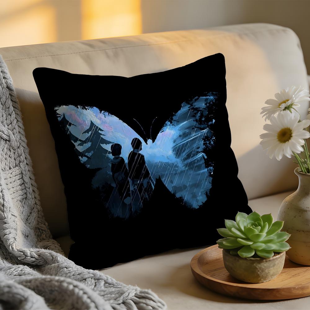 Classic Game LLife Is Strange 2 Cushion Cover Washed Linen Soft Breathable Decorative Case For Sofa Home Pillow Cover