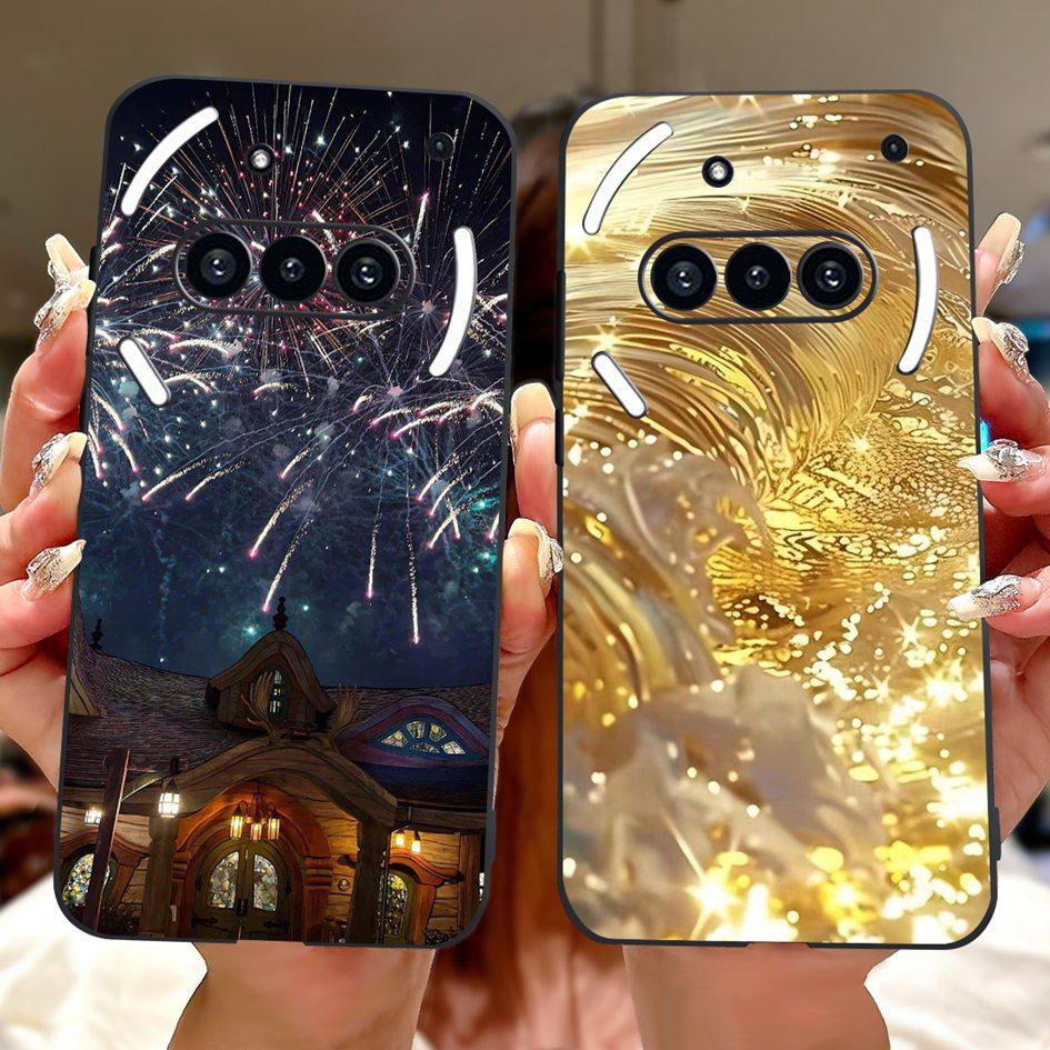 For Nothing Phone 3A 2025 Case A059 Fashion Flower Cats Cartoon Silicone Soft Shockproof Cover For Nothing Phone3A 3A Pro Bumper