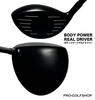 Putter Mat Studio Body Power Real Driver Sticky Swing Practice Club BODY POWER REAL DRIVER Flexible Head Running Golf Swing Correction Practice