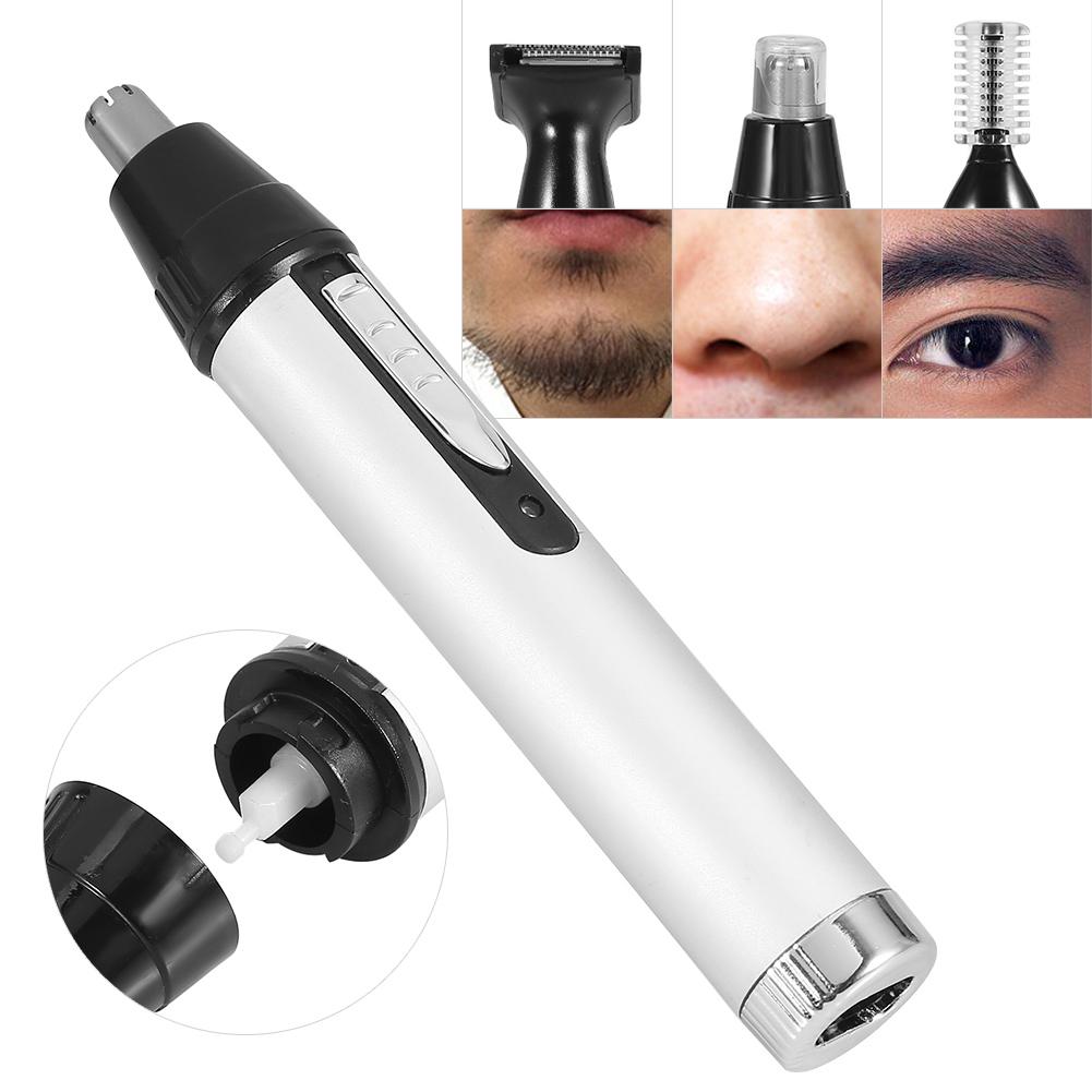 3 In 1 Rechargeable Mens Hair Removal Nose Ear Temple Trimmer Electric Clipper Grooming Kit