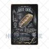Hamburgers Metal Sign Plaque HamToast Hog Dag Food Cafe Bar Pub Restaurante Kitchen Decoration Art Craft Poster Tin Plate20x30cm