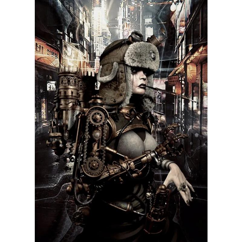 

Винтажный Стимпанк Кот Город Ретро Животные Сова Ворон Лягушка Обезьяна Настенное Искусство Постеры Холст Живопись Принты Картинки Декор для Дома Комнаты 21cm×30cm NoFrame