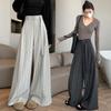 Women's 2026 Striped High-Waisted Wide-Leg Suit Pants - Slimming, Versatile, and Floor-Length