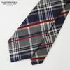 [New Yorker Blue] Check Pattern (Multi-Check) Necktie NB915913 Navy Gray Free Size Business Suit Style Gift