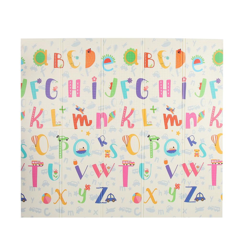Foldable Baby Crawling Mat Waterproof Anti Slip Letter Pattern Foam Baby Game Mat