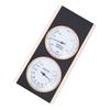 Termometro e Igrometro per Sauna, 2 in 1 in Legno, Temperatura in Celsius, Umidità Interna, in Legno di Faggio, Accessori per Sauna per Spa Doccia Saun