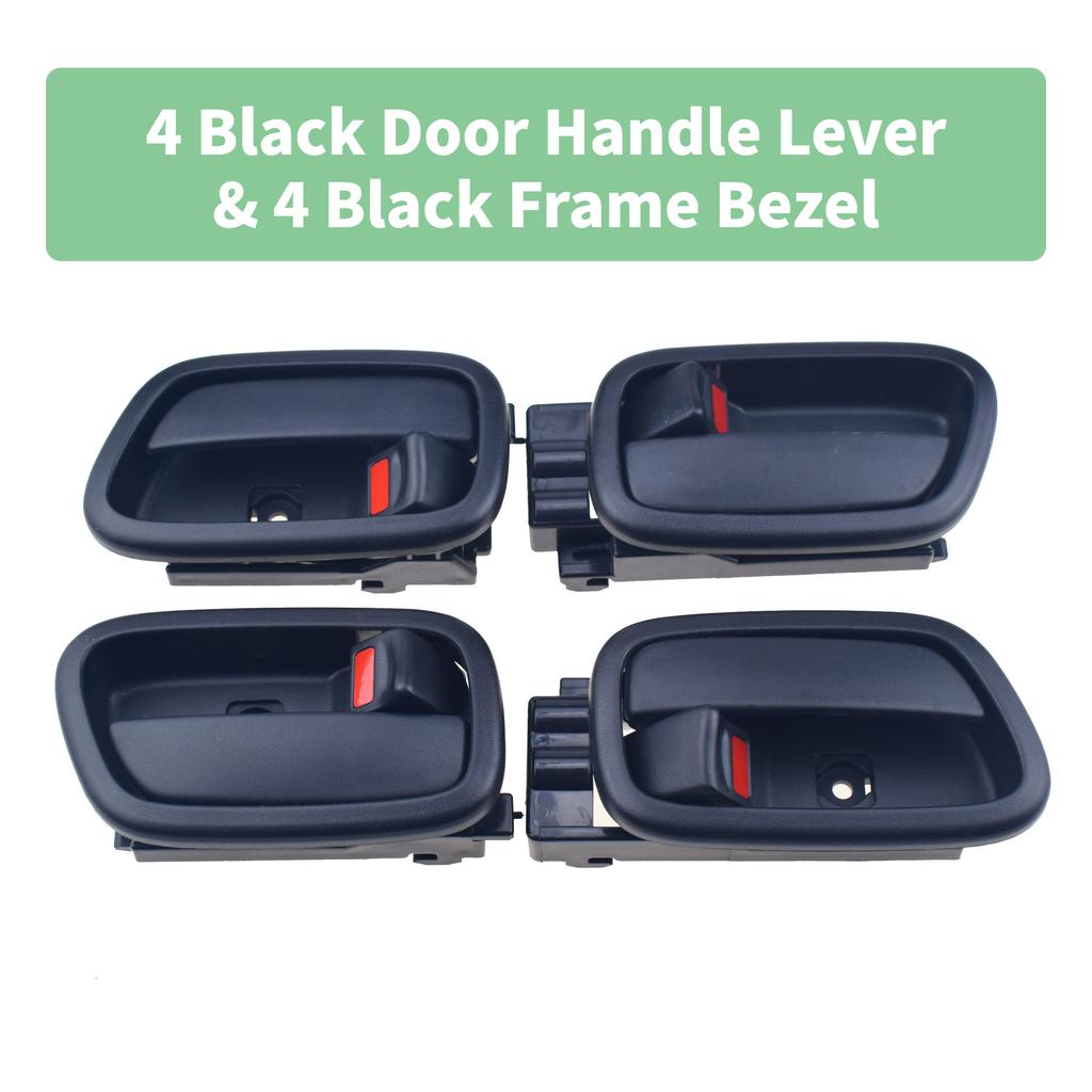 Black / Grey Interior Door Handle For Hyundai Accent 1.6L 2006 2007 2008 2009 2010 2011 Front Rear Left Driver Right Passenger