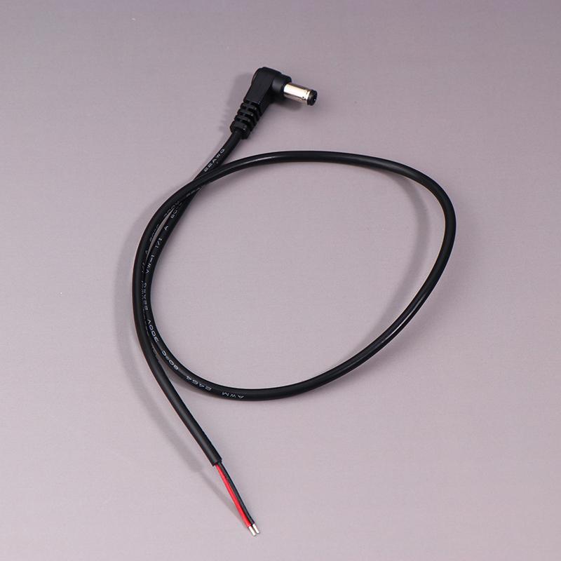 5,5 x 2,1 mm/2,5 mm rechtwinkliges DC-Stromkabel DC-Stecker Stromanschluss Steckeranschluss Verlängerungsleitung