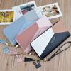 Fashion Geometric Women Wallets Phone Pocket Purse Card Holder Patchwork Women Long Burse CLE