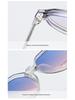 Polygonal Magnetic Gradient Polarized Clip-on Sunglasses for Women - Fashion and Travel Use