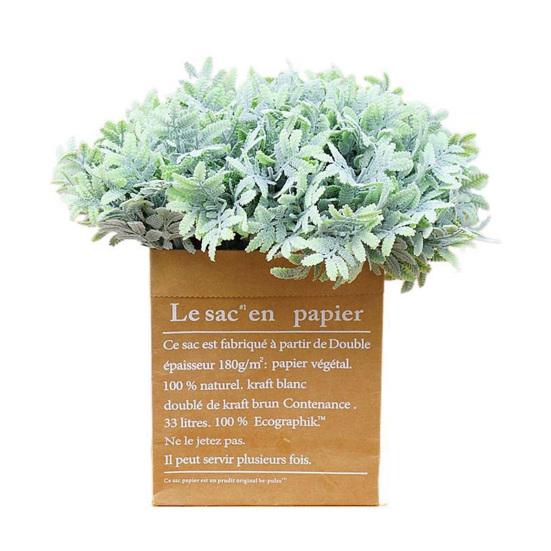 Simulační rostlina 4 větve DIY Opakovaně použitelná Pěkně nepravá Bavlník Rostlina List zelené rostliny Domácí potřeby