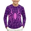 Kids Long Sleeve Neck T-Shirt Graphic Print Casual Everyday Top