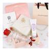 JILL STUART Wrapped Gift Set Towel Handkerchief + Hand Cream + Message Card + Seasonal Soap Flower Bouquet [BEAR]