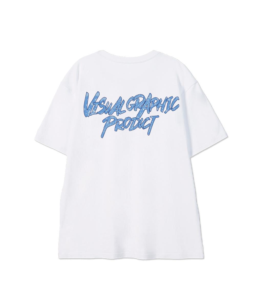 Biel Paisley Graffiti Logo Short Sleeve T-Shirt White M