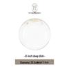 Hanyou Ceramic Glazed 8-inch Deep Plate