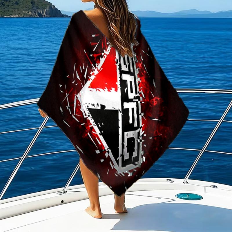 Pau-lo Fc Emblem Printed Beach Towel, Super Soft Microfiber, Perfect Gift Birthday, for Pool, Beach, Travel, for Family and Friends