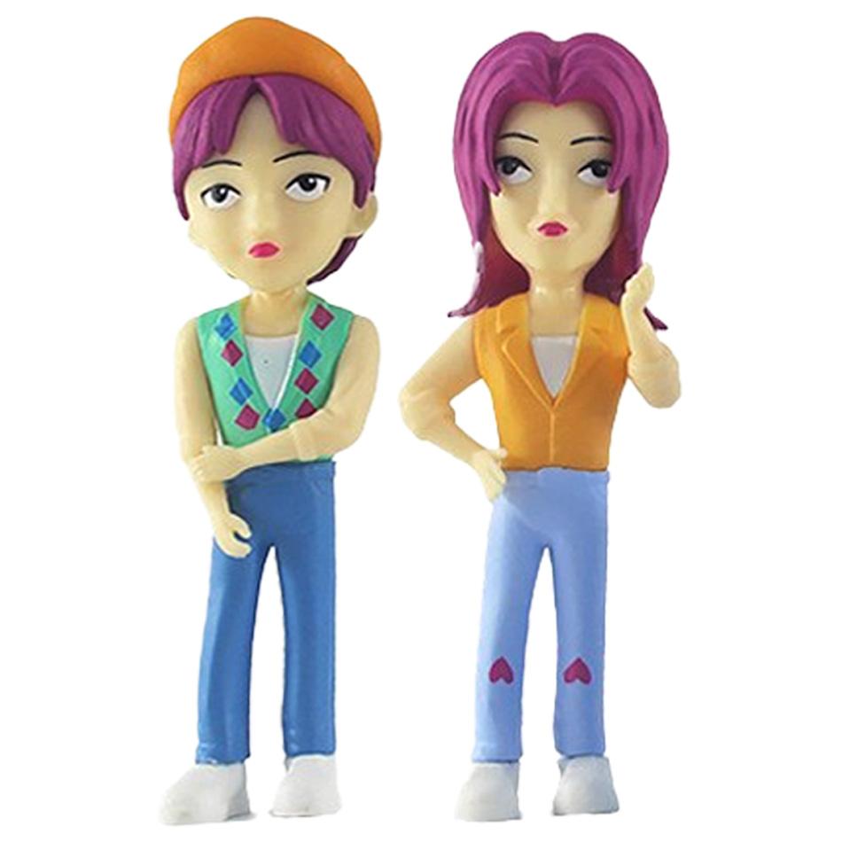 Neu 6tlg/Set Anime Saja Boys Kpop Demon Hunters Serie Figur Spielzeug Dekoration Statuen Ornament Weihnachten Kinderspielzeug Geschenke