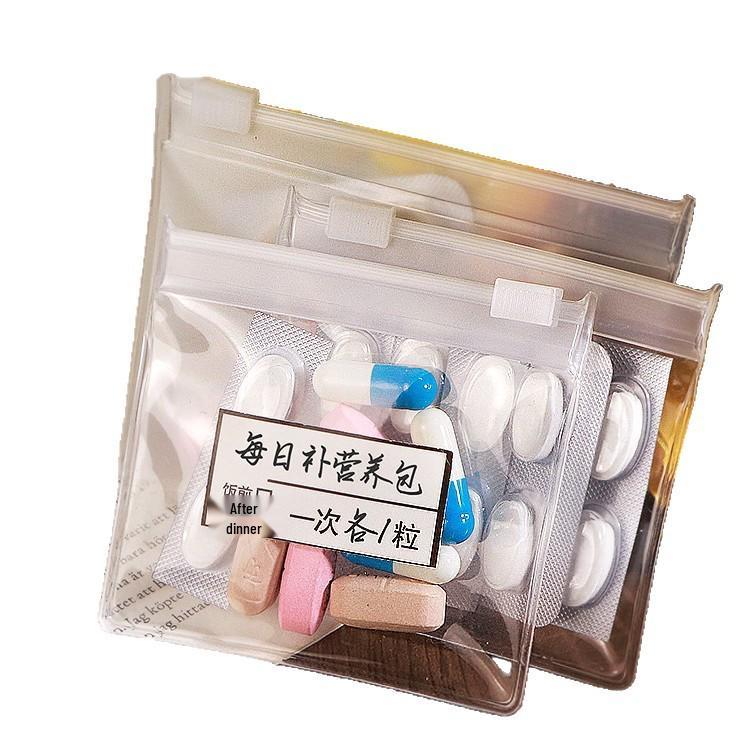 Compact Travel Pill Organizer Pouch for Medication