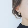 Natural freshwater pearl earrings, palace retro lace, high-end multi bead earrings, women's gift