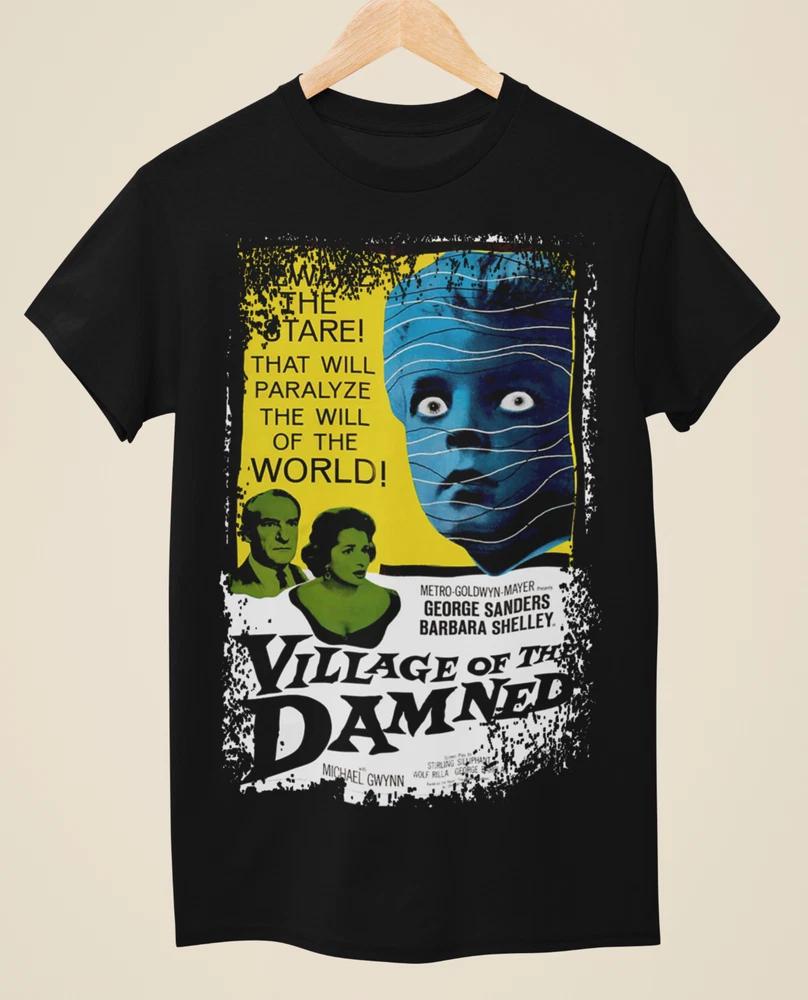 Village Of The Damned (1960) Movie Poster Inspired Unisex Black TShirt S